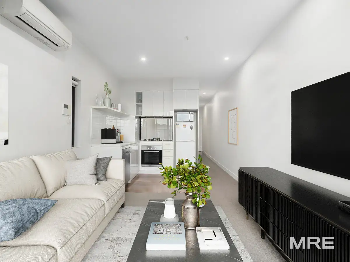 Main view of Homely apartment listing, 413/8 Olive York Way, Brunswick West VIC 3055