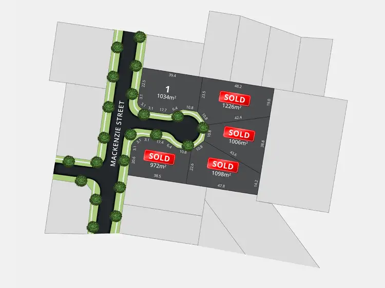Main view of Homely land listing, LOT 1, "Augusta Green" Clewett Close, Middle Ridge QLD 4350