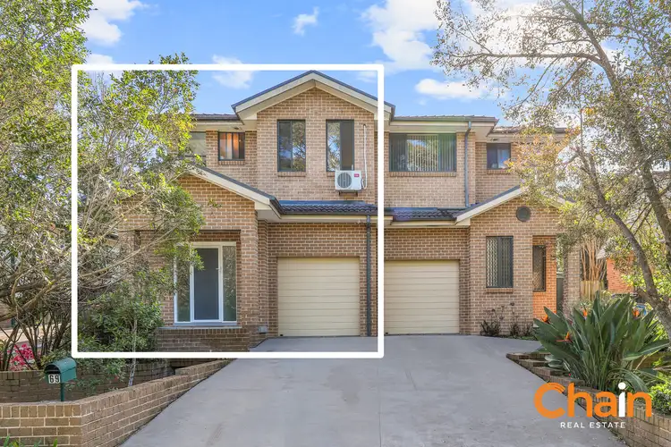 Main view of Homely semi-detached listing, 69 Moffatts Drive, Dundas Valley NSW 2117