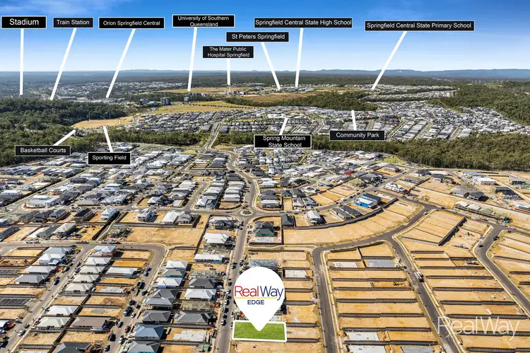 Third view of Homely land listing, LOT 8568, 94 Belvedere Drive, Spring Mountain QLD 4300