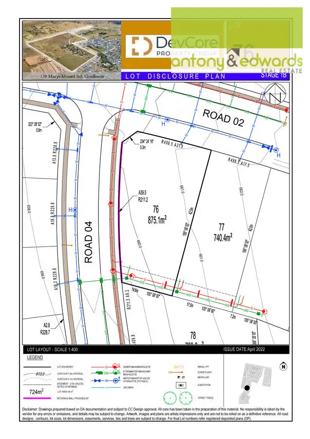 Sixth view of Homely land listing, Lot 76 Blakelys Run, 129 Marys Mount Road, Goulburn NSW 2580