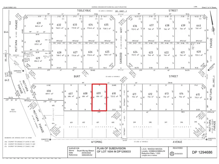 Second view of Homely land listing, 8 Burt Street, Gobbagombalin NSW 2650