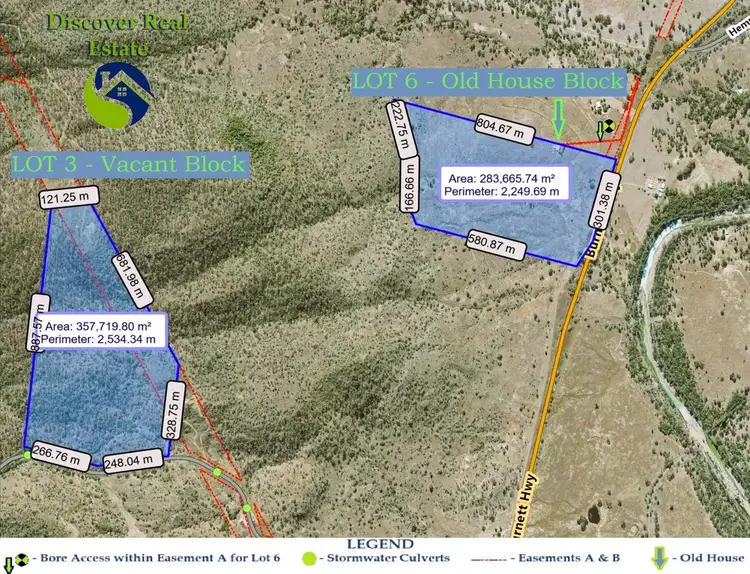 Main view of Homely rural property listing, LOT L 3 & L 6 Burnett Hwy & Oakey Creek Road, Oakey Creek QLD 4714