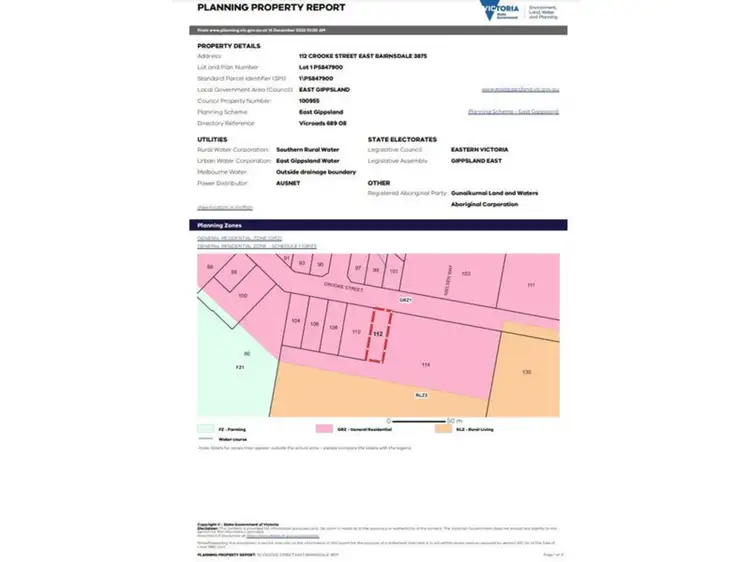 Third view of Homely land listing, 112 Crooke Street, East Bairnsdale VIC 3875