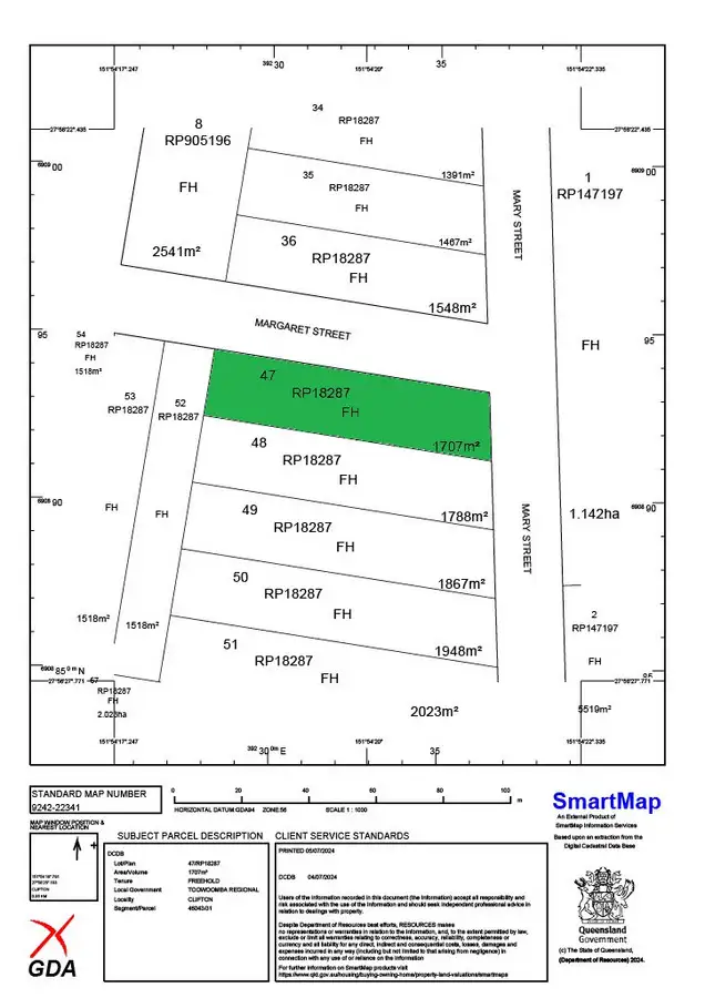 Main view of Homely land listing, 10 Mary Street, Clifton QLD 4361