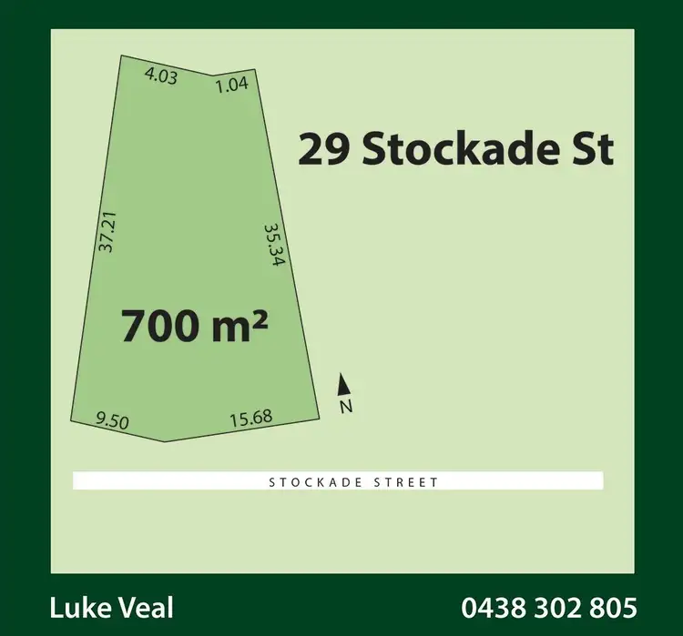 Main view of Homely land listing, 29 Stockade Street, Ballarat East VIC 3350
