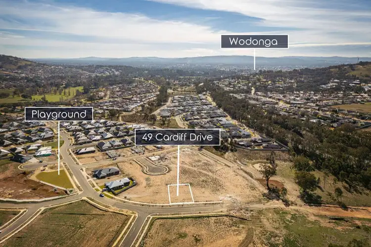 Second view of Homely land listing, 49 Cardiff Drive, Wodonga VIC 3690
