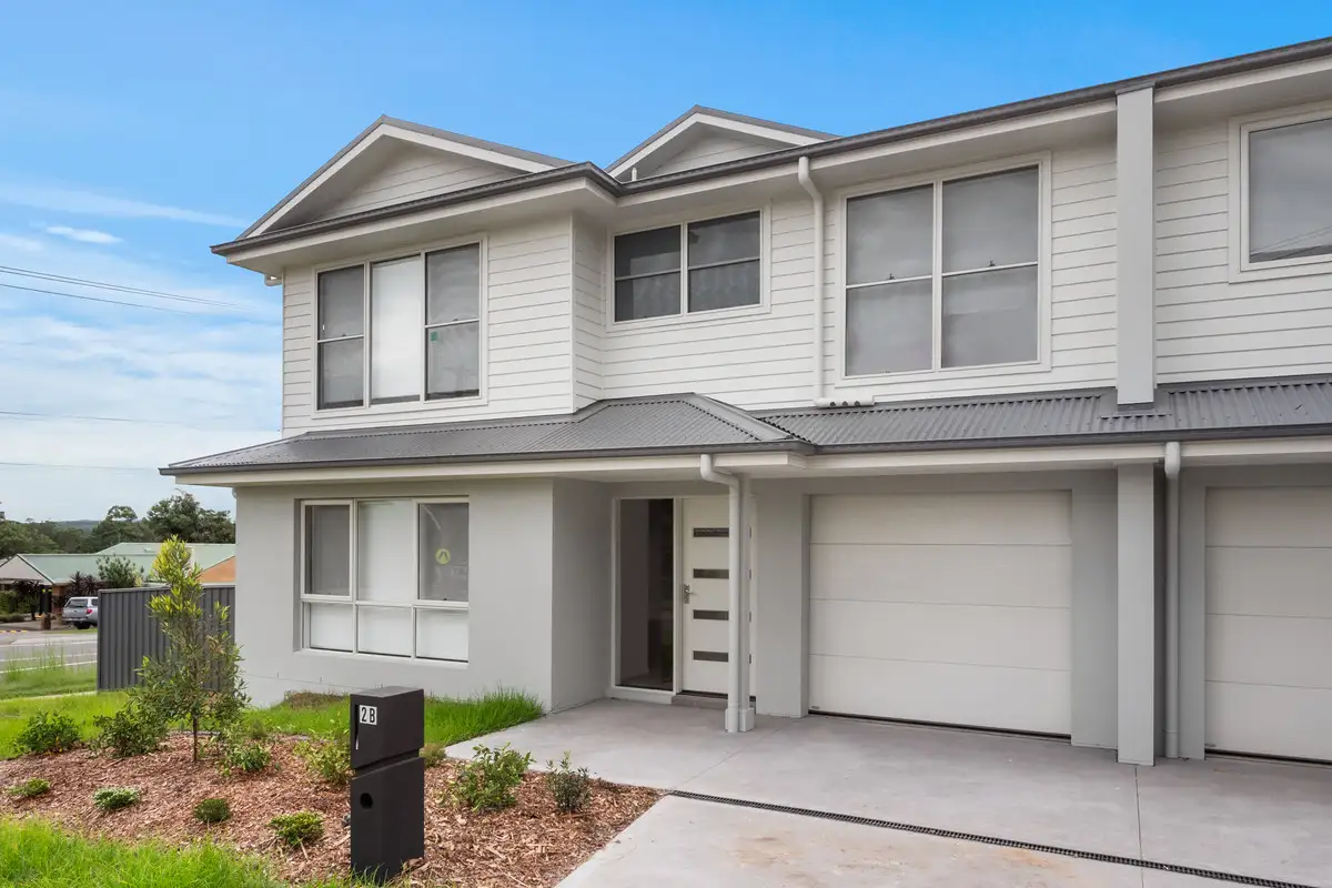 Main view of Homely semi-detached listing, 2A Glenfield Road, Toronto NSW 2283