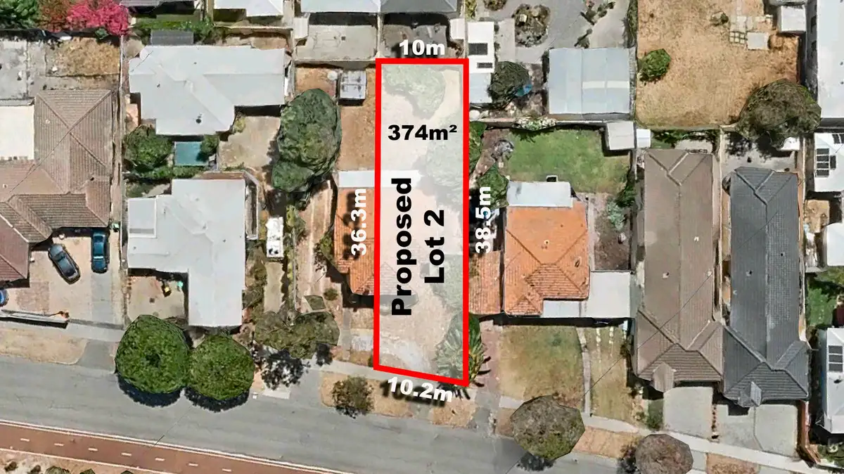 Main view of Homely land listing, LOT 2, 222 Rutland Avenue, Carlisle WA 6101
