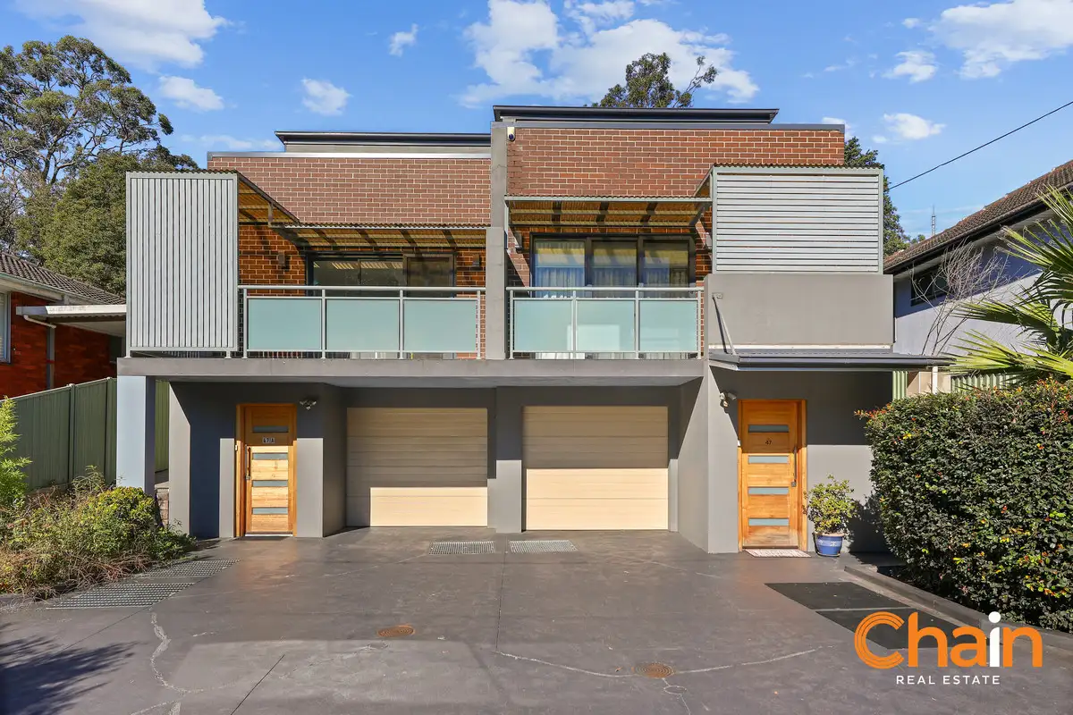 Main view of Homely semi-detached listing, 47A Kissing Point Road, Dundas NSW 2117