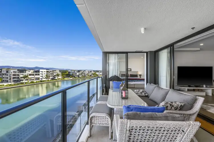 Second view of Homely apartment listing, 1502/6 Sickle Avenue, Hope Island QLD 4212