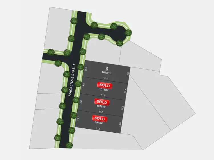 Main view of Homely land listing, LOT 7, "Augusta Green" 526 MacKenzie Street, Middle Ridge QLD 4350
