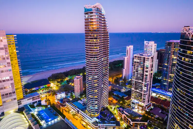Main view of Homely apartment listing, 801/1 Oracle Boulevard, Broadbeach QLD 4218