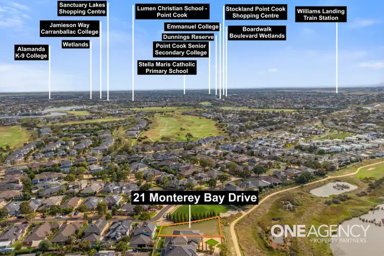 Second view of Homely land listing, 21 Monterey Bay Drive, Sanctuary Lakes VIC 3030