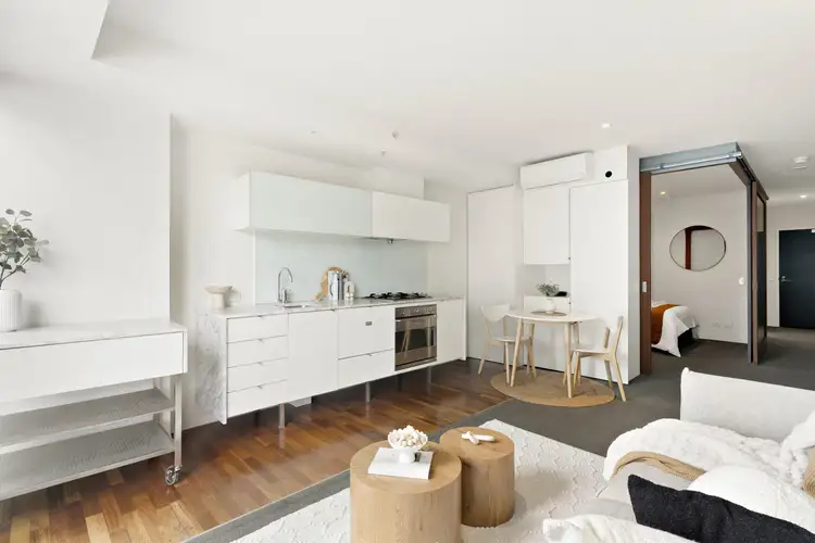 Second view of Homely apartment listing, 1402/280 Spencer Street, Melbourne VIC 3000