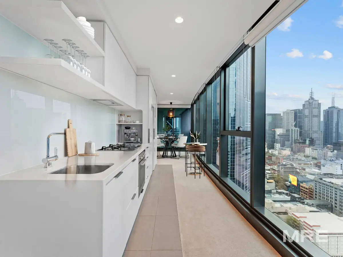 Main view of Homely apartment listing, 3309/285 La Trobe Street, Melbourne VIC 3000