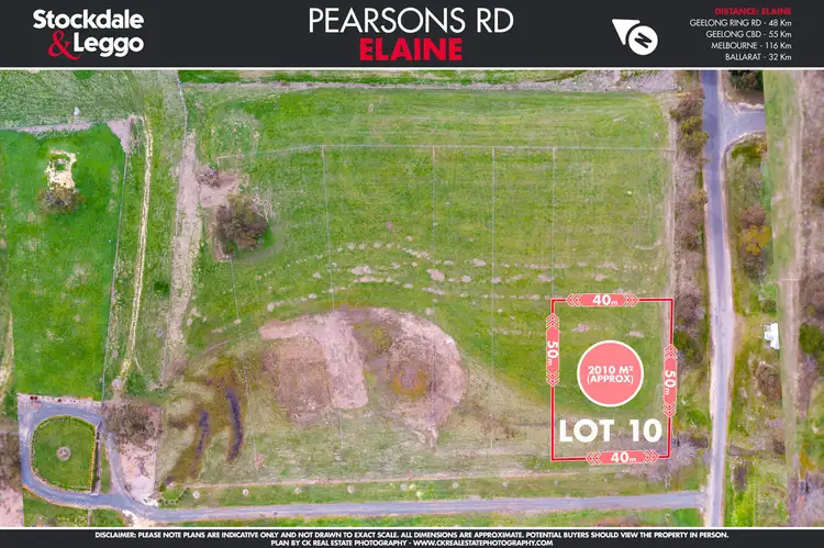 Third view of Homely land listing, LOT 8 and 10 Pearsons Road, Elaine VIC 3334