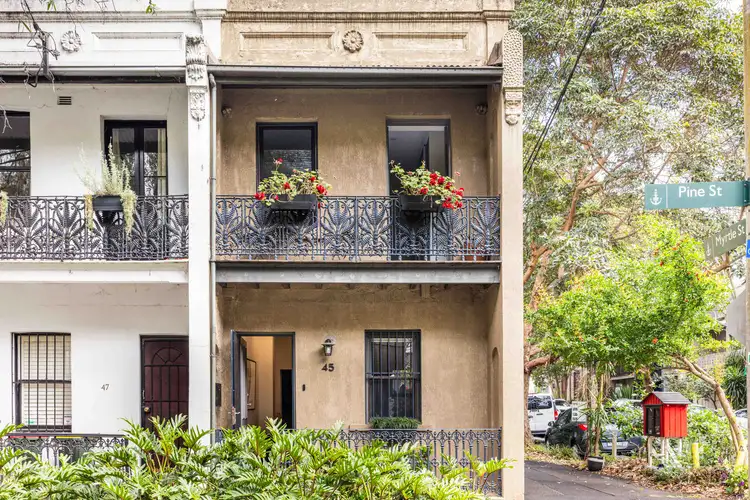 Main view of Homely terrace listing, 45 Pine Street, Chippendale NSW 2008
