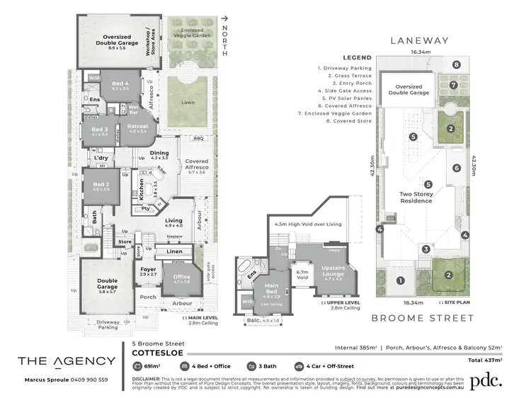 Fourth view of Homely house listing, 5 Broome Street, Cottesloe WA 6011