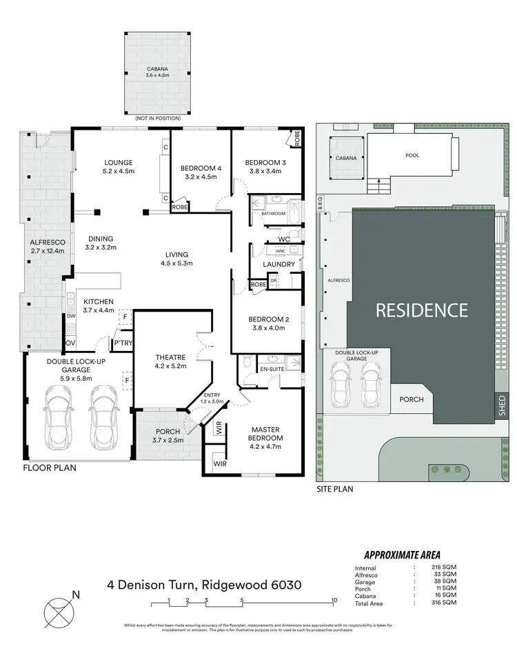 Fourth view of Homely house listing, 4 Denison Turn, Ridgewood WA 6030
