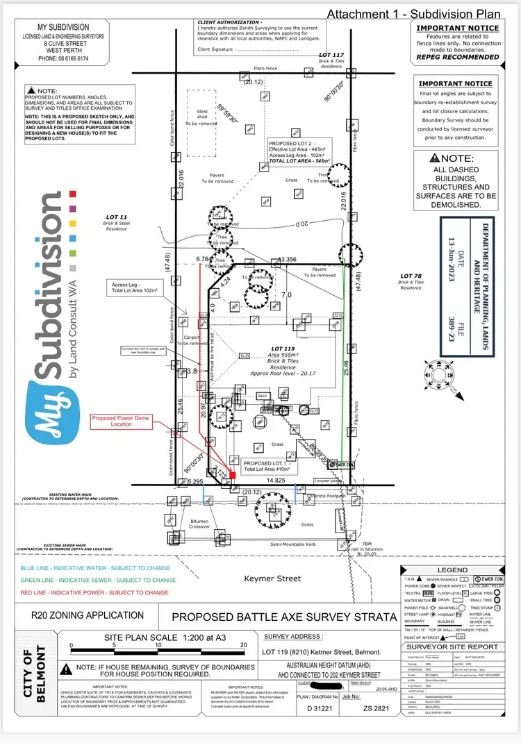 Third view of Homely land listing, LOT 2, 210 Keymer Street, Belmont WA 6104