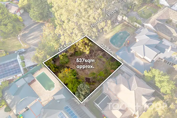 Main view of Homely land listing, 1E Hambour Place, Wattle Park SA 5066