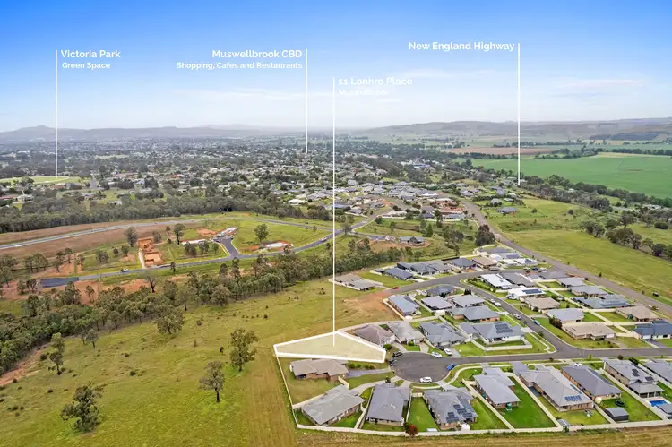 Main view of Homely land listing, 11 Lonhro Place, Muswellbrook NSW 2333