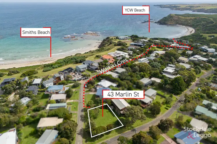 Main view of Homely land listing, 43 Marlin Street, Smiths Beach VIC 3922