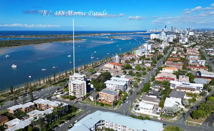 Second view of Homely apartment listing, 8/484-488 Marine Parade, Biggera Waters QLD 4216