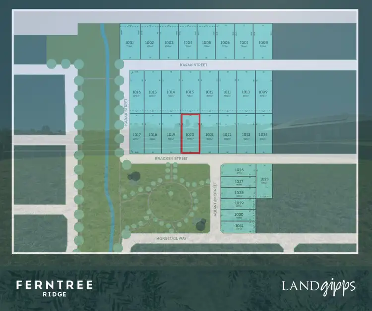 Third view of Homely land listing, LOT 1020, 18 Bracken Street, Ferntree Ridge, Drouin VIC 3818