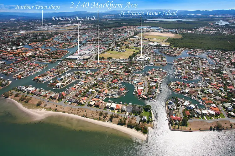 Second view of Homely semi-detached listing, 2/40 Markham Avenue, Runaway Bay QLD 4216