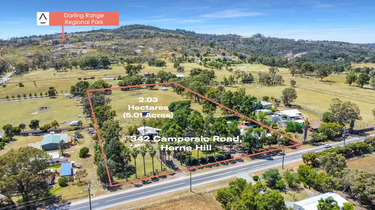 Main view of Homely rural property listing, 342 Campersic Road, Herne Hill WA 6056