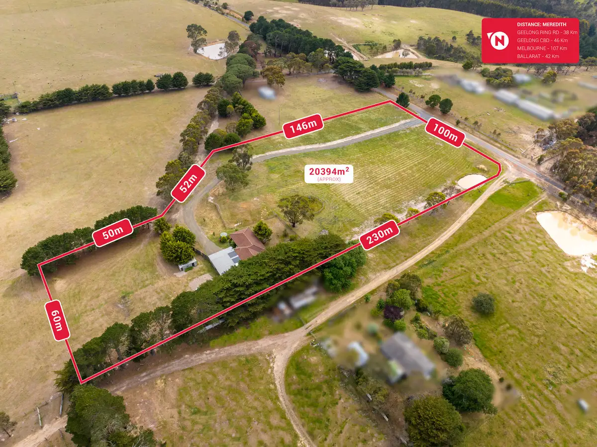 Main view of Homely rural property listing, 539 Bamganie Road, Meredith VIC 3333