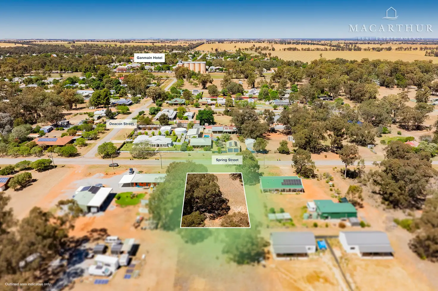 Main view of Homely land listing, 22 Spring Street, Ganmain NSW 2702