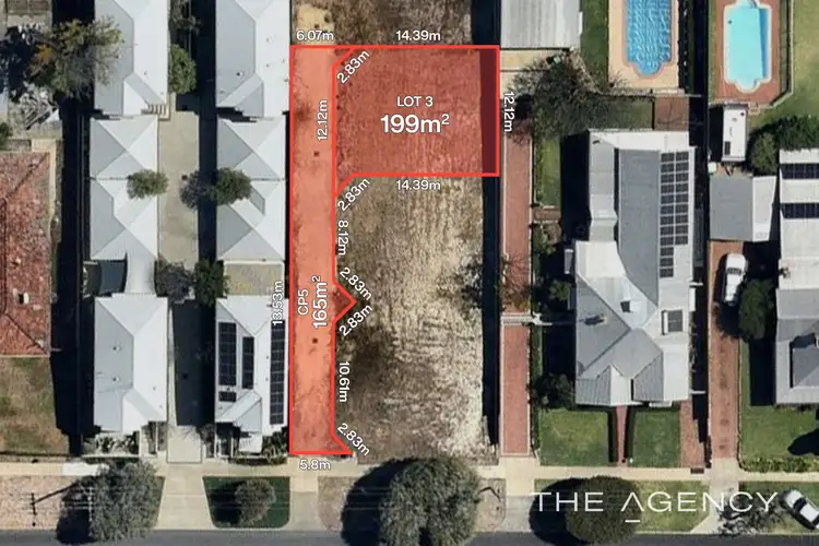 Second view of Homely land listing, 105B Ninth Avenue, Maylands WA 6051