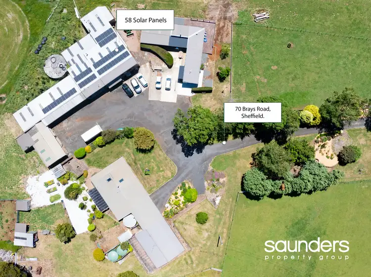 Second view of Homely rural property listing, 70 Brays Road, Sheffield TAS 7306