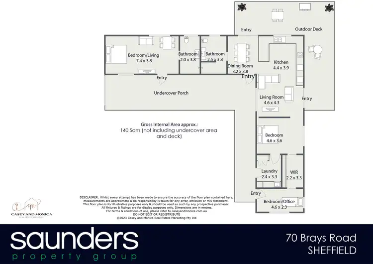 Third view of Homely rural property listing, 70 Brays Road, Sheffield TAS 7306