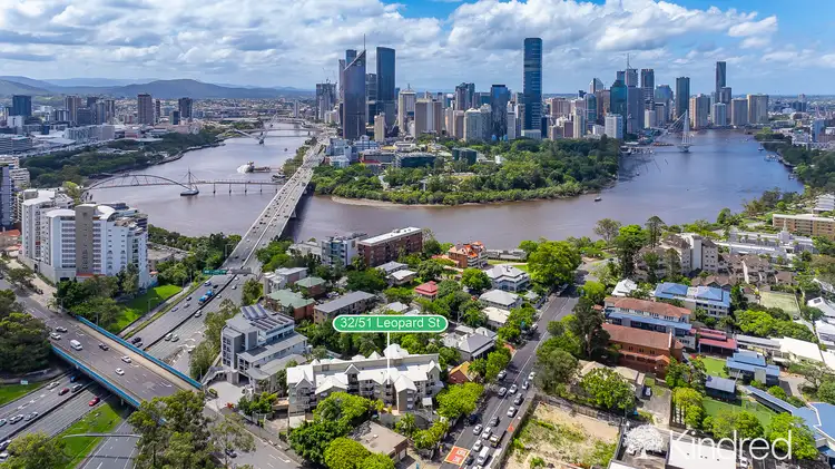 Main view of Homely unit listing, 32/51 Leopard Street, Kangaroo Point QLD 4169