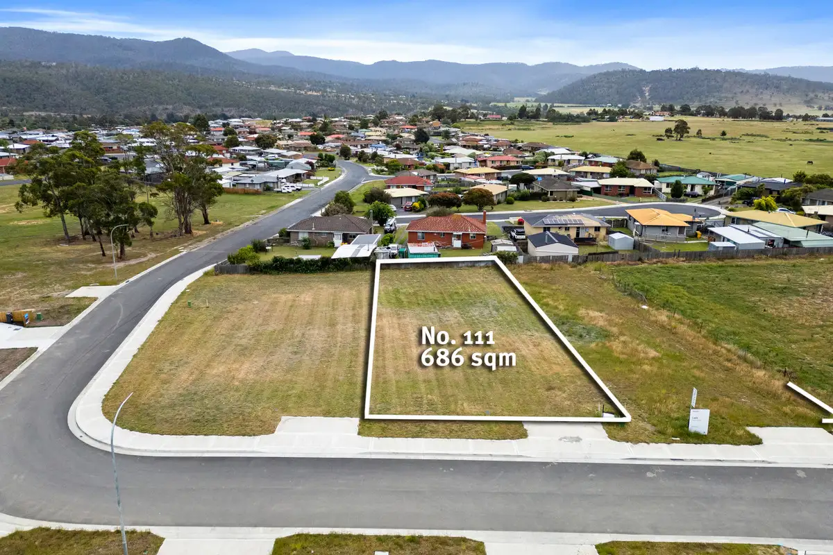 Main view of Homely land listing, 111 Benjamin Terrace, New Norfolk TAS 7140