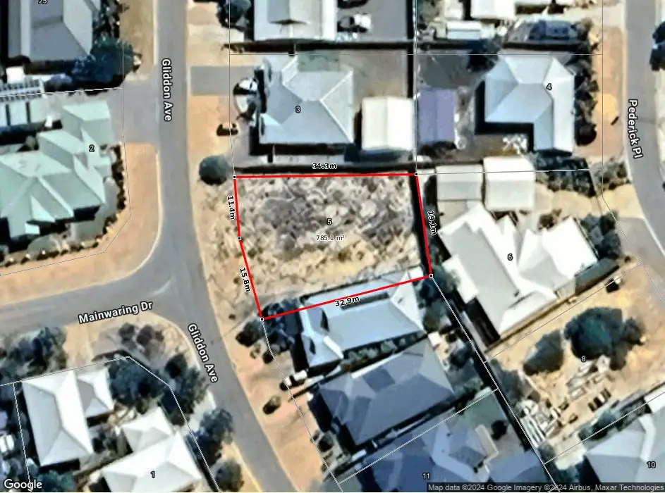 Main view of Homely land listing, 5 Gliddon Avenue, Kalbarri WA 6536