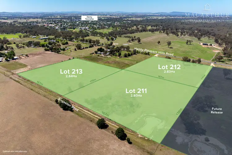 Third view of Homely land listing, LOT 212, 2311 Henty-Pleasant Hills Road, Henty NSW 2658