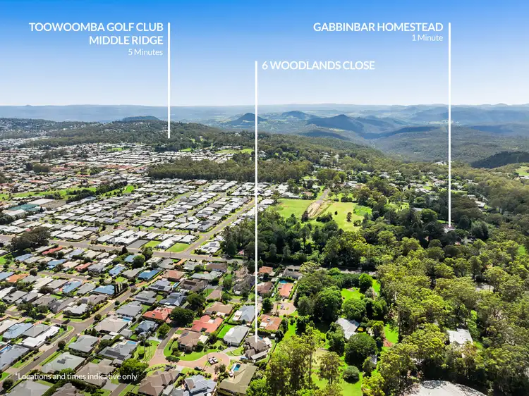 Third view of Homely house listing, 6 Woodlands Close, Middle Ridge QLD 4350