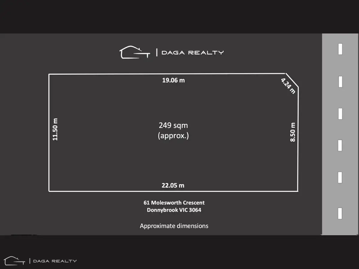 Main view of Homely land listing, 61 Molesworth Cr, Donnybrook VIC 3064