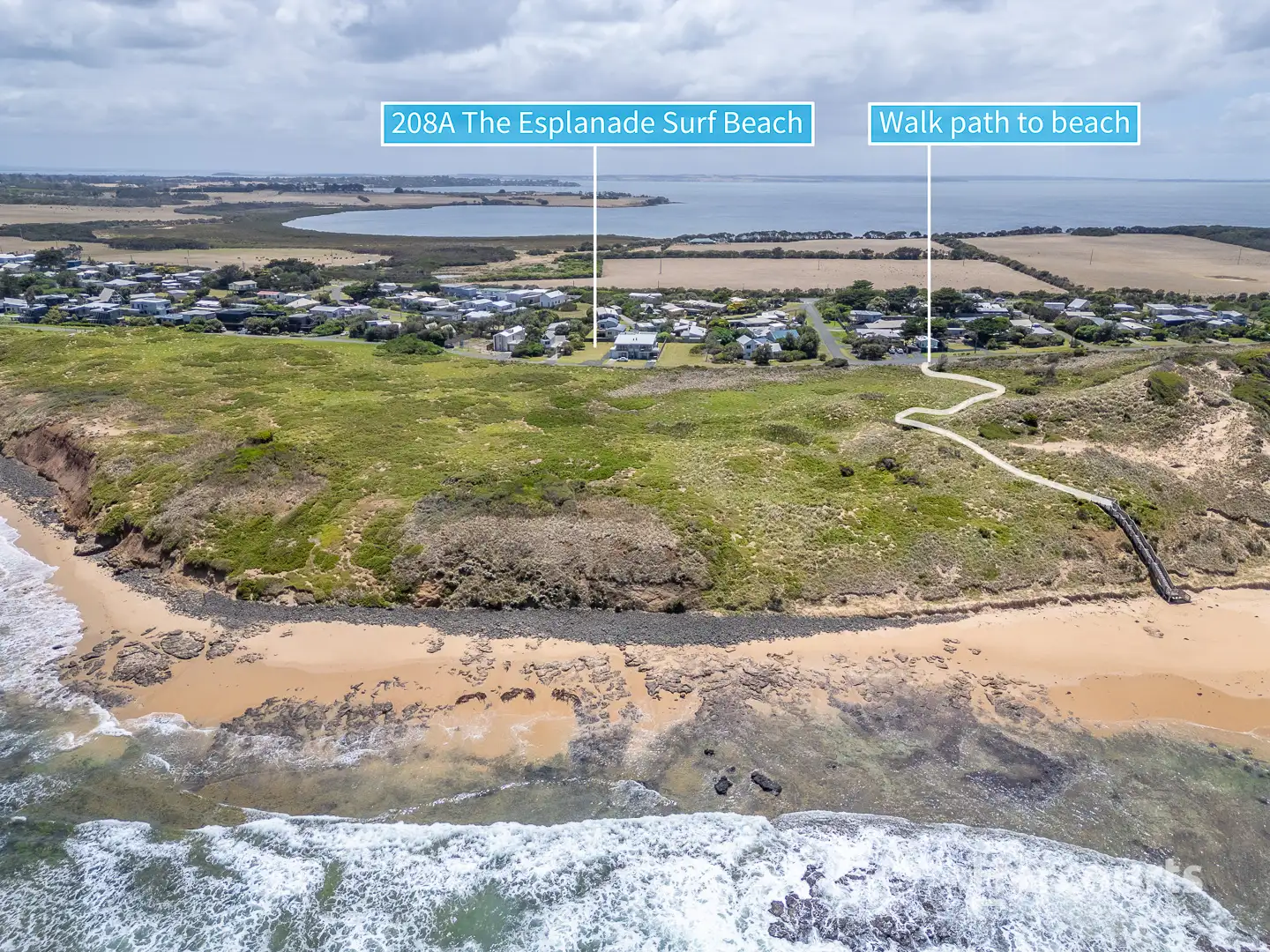 Main view of Homely land listing, 208a The Esplanade, Surf Beach VIC 3922
