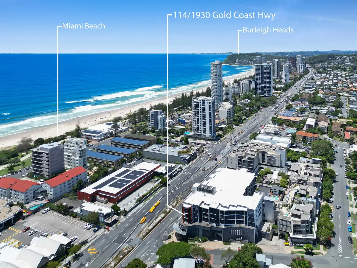 Main view of Homely unit listing, 114/1930 Gold Coast Highway, Miami QLD 4220