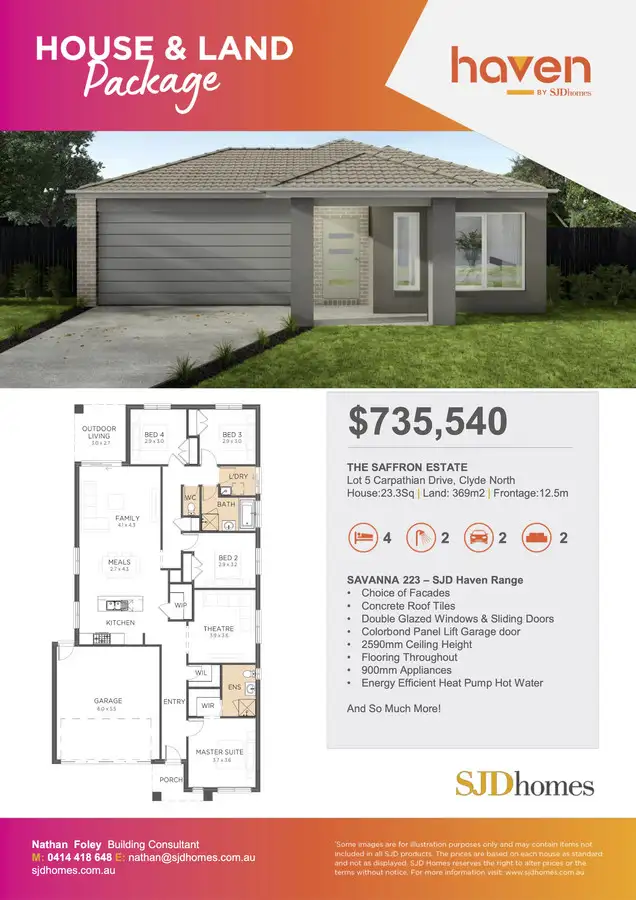 Third view of Homely house listing, 33 Carpathian Drive, Clyde North VIC 3978