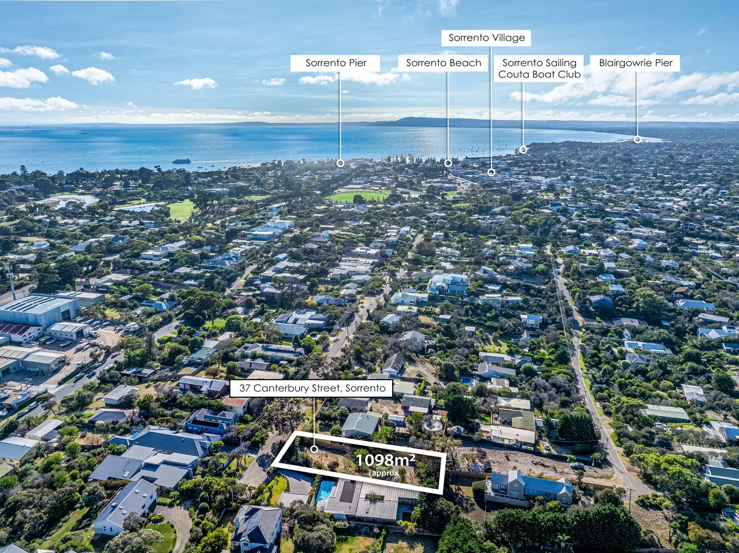 Main view of Homely land listing, 37 Canterbury Street, Sorrento VIC 3943