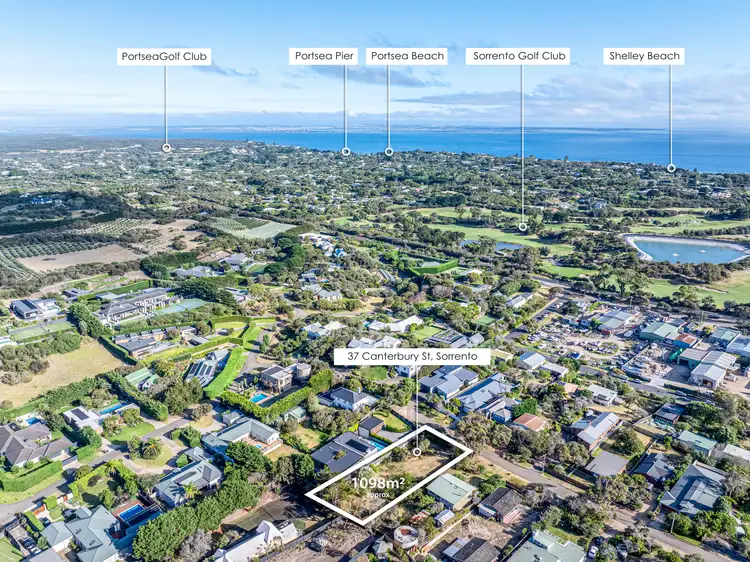 Third view of Homely land listing, 37 Canterbury Street, Sorrento VIC 3943