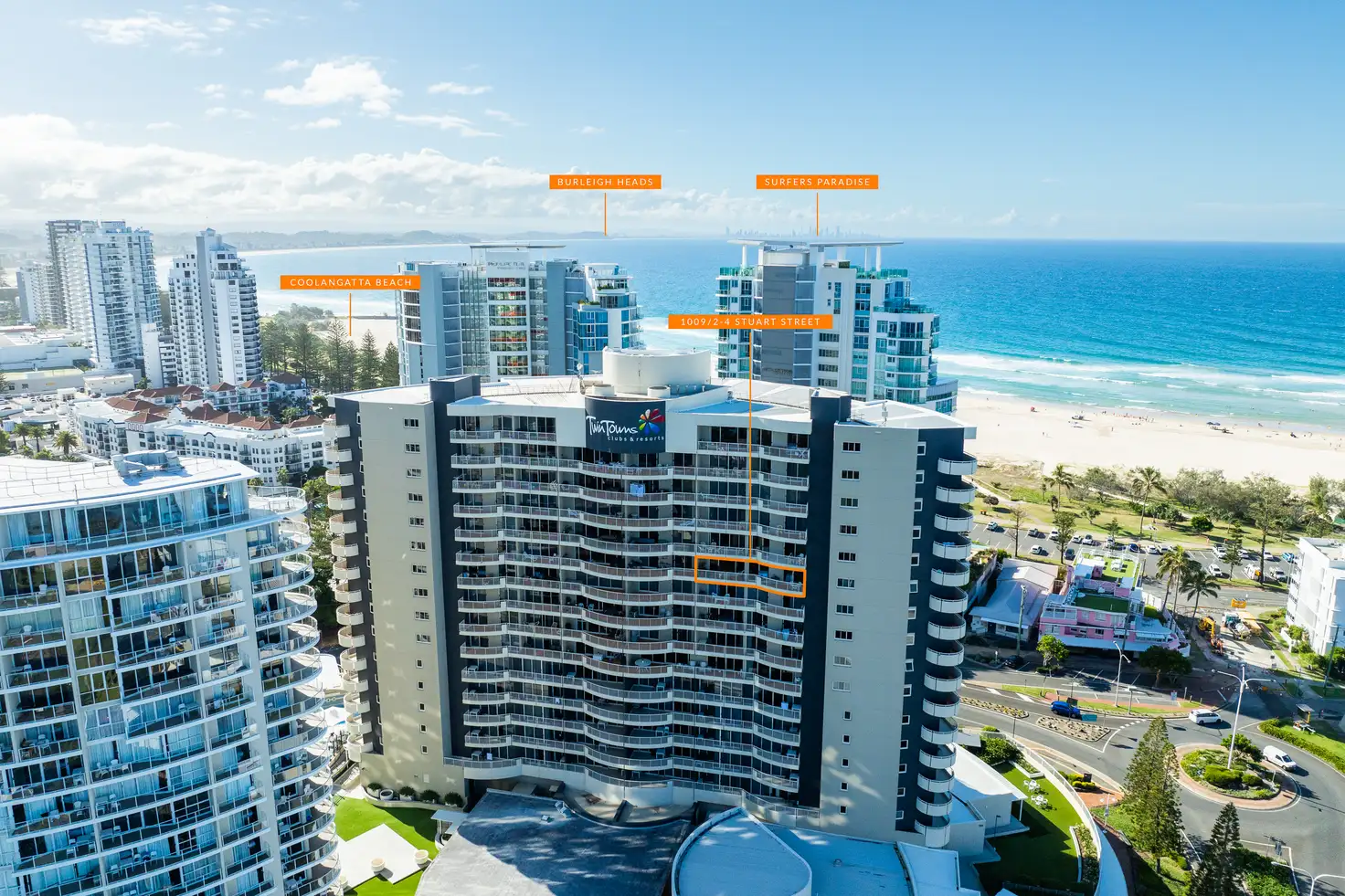 Main view of Homely unit listing, 1009/2-4 Stuart Street, Tweed Heads NSW 2485