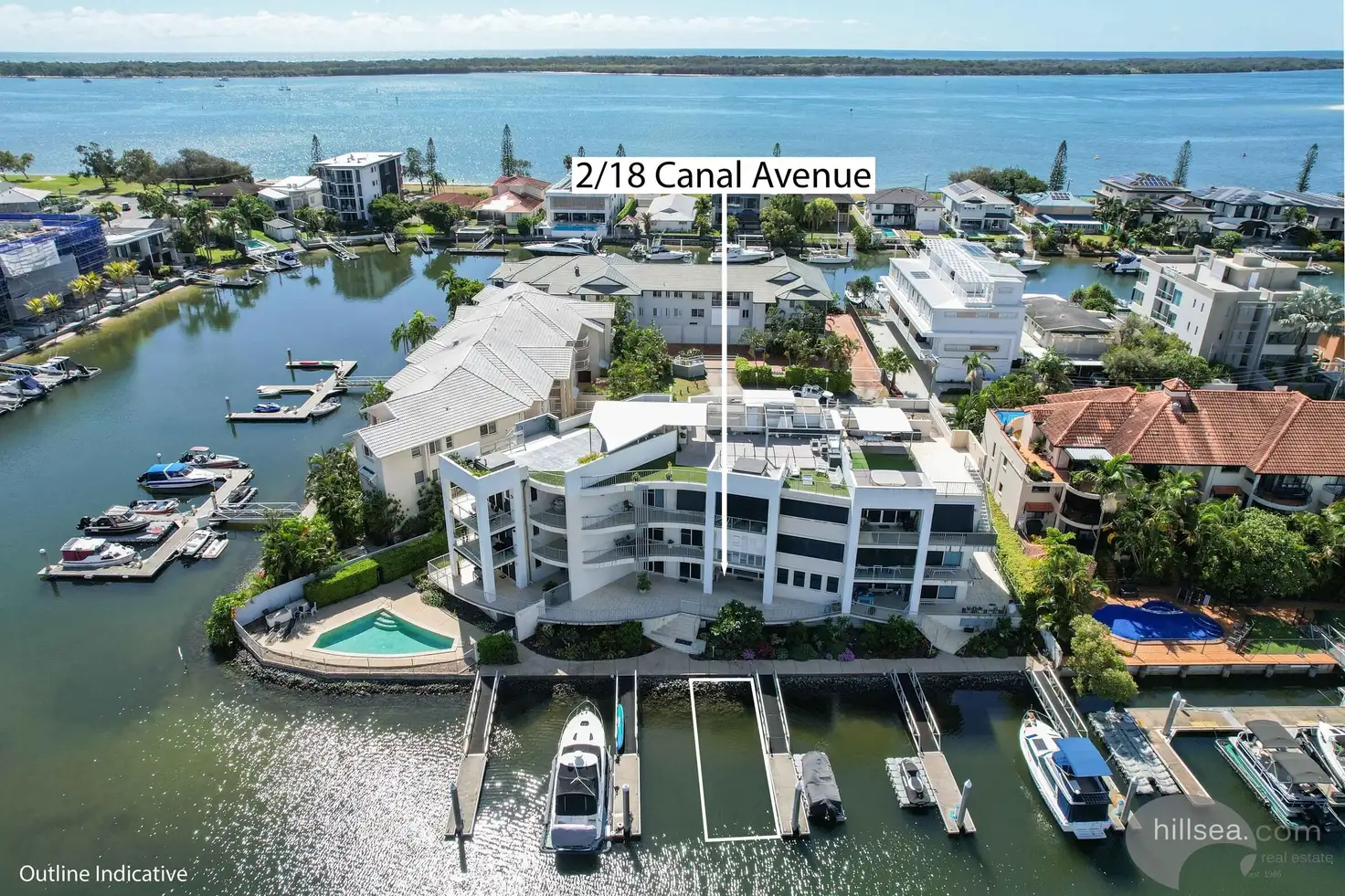 Main view of Homely unit listing, 2/18 Canal Avenue, Runaway Bay QLD 4216